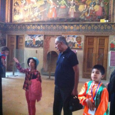 حضور همیاران گردشگر در کاخ چهلستون در روز جهانی موزه – بهار ۹۷
